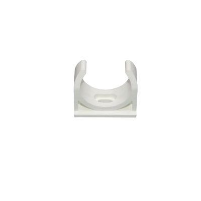 PVC32-A LINKCHIP 32mm Abrazadera de Fijación para Tubo PVC Blanco con Tornillo