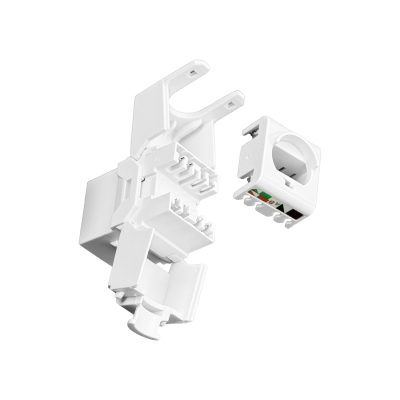 KJ6U UBIQUITI 1un Cat6 UTP Auto-Punchable RJ45 UACC-KEYSTONE-JACK-C6