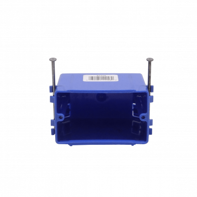 FPCA CARLON Caja plástica azul para chuchero Altura 88mm 96x58mm Placa frontal 70x114