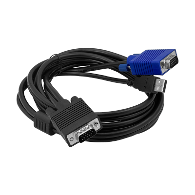 ECAB-2 Cable KVM MINITAR 1,8 metros para consola ERU-8 con conectores USB y VGA ECAB2043-1.8M