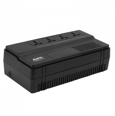 BV500 APC UPS de respaldo 500VA/300W, 4 salidas universales, regulador AVR, batería interna 1x4.5Ah, incluye conector Anderson, color blanco 32WH