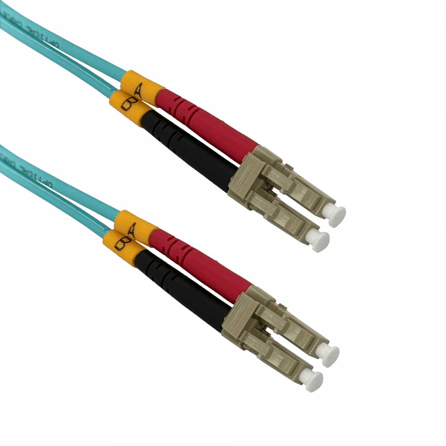 JF3LL50 Cable de fibra óptica dúplex multimodo OM3 LC-LC de 50 metros, 50/125 µm, cubierta LSZH de 3.0 mm