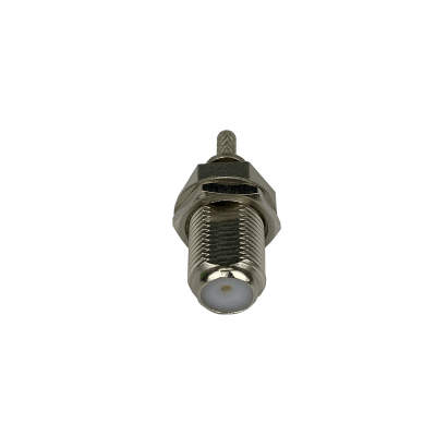 FH1C Conector coaxial crimpeable hembra tipo F para cable RG316, compatible con RG174, referencia CA100