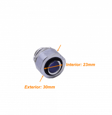 M20-SA Metalico 20mm 1/2-Pulg Prensa Estopa para Flexible Aislacion IP65