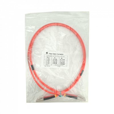 JFMLL1 Cable de Interconexión de Fibra Óptica Multimodo OM1 MM Duplex LC-LC de 1 metro, 62.5/125µm, 3mm, con cubierta LSZH
