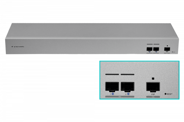 USW-WAN UBIQUITI Gateway Empresarial UniFi para Rack, 1 Puerto WAN 1000 y 3 Puertos SFP+, 13W, Alimentación 2-220VAC