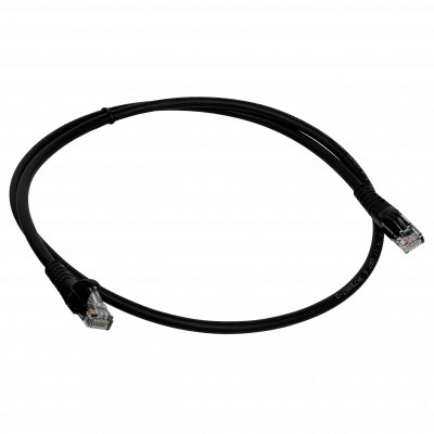 CP6N-10L LINKMADE 1MT CAT6 NEGRO LSZH LATIGUILLO DE RED MOLDEADO MULTIFILAR