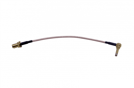 CA-IP9PSJ IP-9-Macho-90º .SMA-Hembra Cable Coaxial RG316 11cm