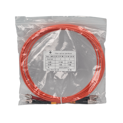 JFMFT3 Latiguillo de fibra dúplex multimodo OM1 FC-ST de 3 metros, 62.5/125 µm, cubierta LSZH