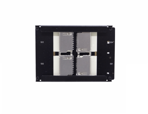 4SD-SATA Adaptador 4-SD a 1-SATA-2.5 7+15 emula-Disco-Duro 7mm max-4x128GB