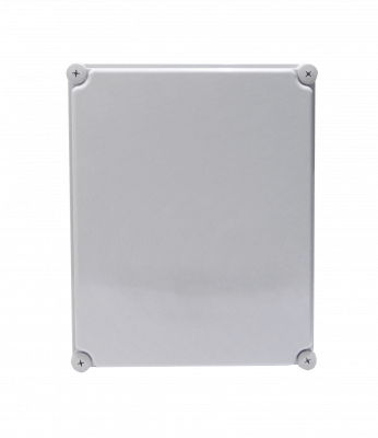 TJ-AG-3428 TIBOX 340x280x130mm Cubierta Gris Caja Estanca de Plástico Gris con Placa IP66 RoHS