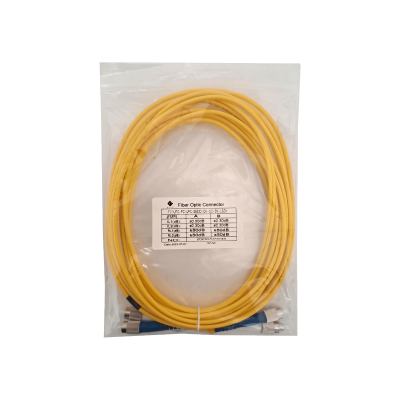 JFSFF5 5 metros FC/UPC-FC/UPC Monomodo SM Dúplex Latiguillo de Fibra Óptica 9/125um 3mm
