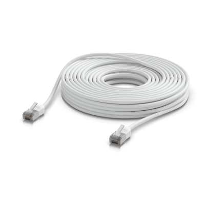 WOPA-15 Cable de Exterior UBIQUITI 15 Metros Blanco Cat6A F/UTP TPE 10GbE PoE+++