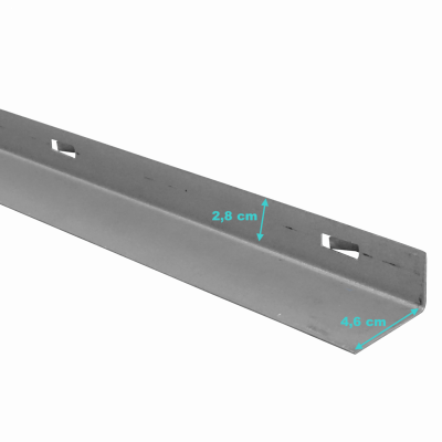 ESCAM-T LINKCHIP Separador Alt-46mm 2,5m para Bandeja Portacables Tipo Rejilla de Alambre