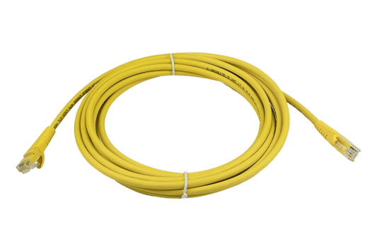 CP6M-50L. LINKMADE Cable de Interconexión CAT6 5mt Amarillo LSZH Moldeado Estructura Multifilar