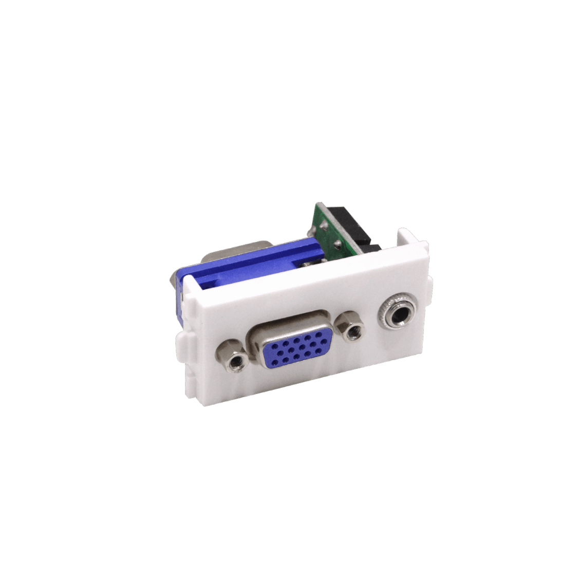 FQVVA Adaptador VGA-Hembra 3,5mm-Hembra Audio DB15-Hembra-Hembra DE-15/HH para FQ1-FQ2-FQ3