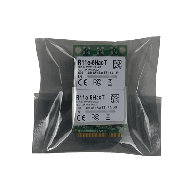 R11E-5HACT MIKROTIK 3-MMCX 28dBm MiniPCIe 5GHz-ac 4920-6100MHz QCA9880