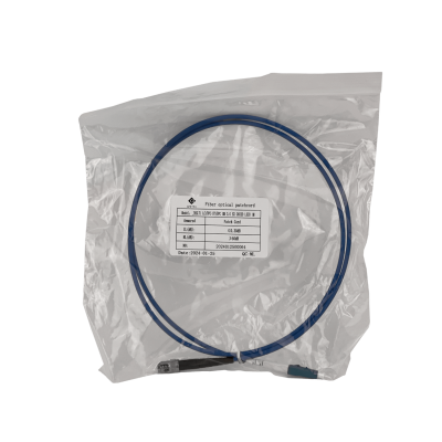 JBSLT1 Cable jumper de fibra óptica monomodo simplex LC-ST 1m blindado LSZH diámetro 3.0mm núcleo/revestimiento 9/125