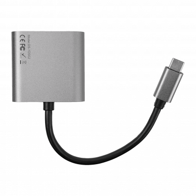USBC-HDMI-4K Cable Adaptador de 13cm de USB-C Macho a HDMI Hembra, Resolución UHD 4K 3840x2160 a 60Hz