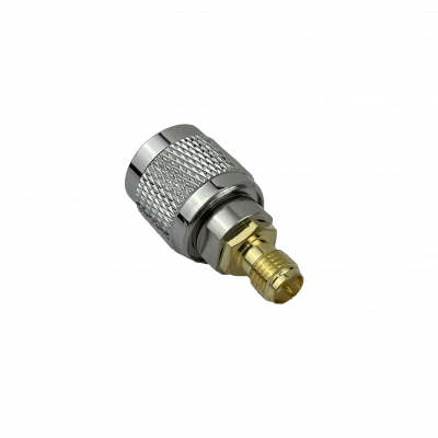 RHTM Adaptador Acoplador Coaxial de TNC-Macho a RPSMA-Hembra