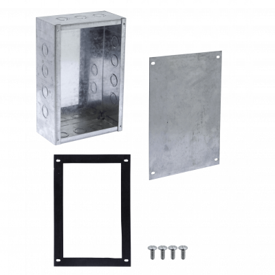 FPCWM-6 B23 Gabinete 300x200x100mm con Cubierta-305x205mm Galvanizado Metálico