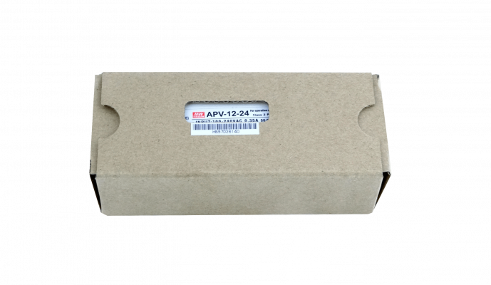 APV-12-24 MEANWELL Fuente de Alimentación 24V 12W 0,5A 100-240VAC Carcasa Plástica IP30 Hermética