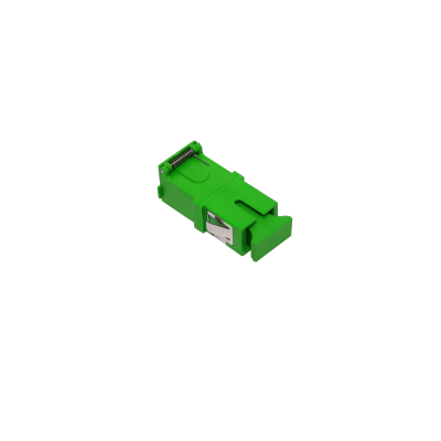 TASCA Adaptador simplex SM SC/SC APC verde con autotapa para cabecera CL