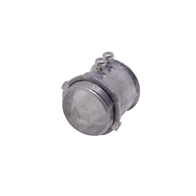EMT15-SA Conector de Salida de Caja de 1-1/2 Pulgadas en Zinc con Rosca para Tubería Metálica Rígida E337830