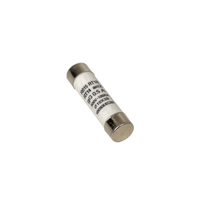 FUSE-05C 0,5A 10x38mm2 500V 500mA Fusible Cilindrico 36mm-Larg 9,5mm-Diamet 0.5