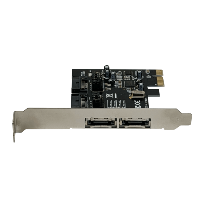 PCIE-SATA Tarjeta PCIe-x1 2-SATA3.0 2-eSATA3.0 PCIExpress ASM1061 asmedia