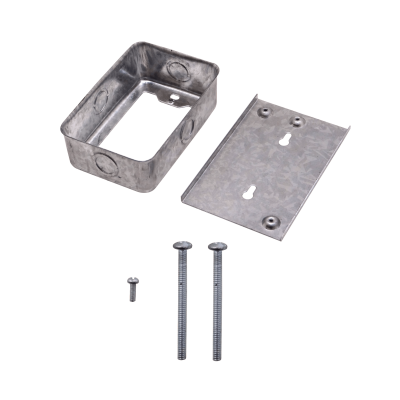 FPCWM-2 Caja-75x116mm Galvanizada 5/8 Chuqui Metálica Base-82x125mm