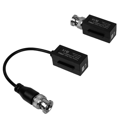 BALUN-4K Adaptador de video pasivo DAHUA 4K para cable CAT5E/6 conexión fija o inserción rápida Pin-Push con terminal BNC-Macho