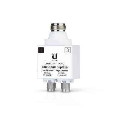 AF-11FX-DUP-L UBIQUITI 10,7-11,0/11,2-11,5GHz 2-SMA-M 1-N-H Multiplexor para AF-11