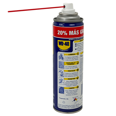 WD-40-155 Lata de Spray Multifunción WD-40 155gr 150ml Propelente CO2 Anticorrosivo código 52005