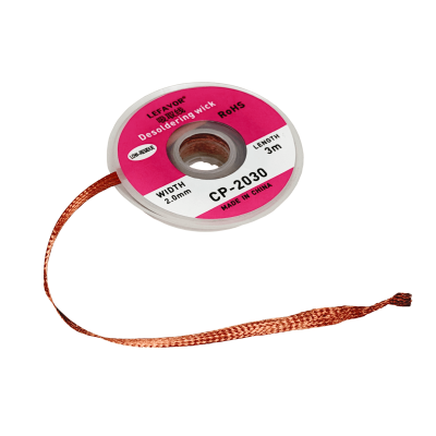 MALLA-DESOL Malla de Cobre 2mm x 3mts Des-Soldadora Desoldadora Dessoldadora