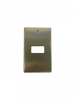 EBP503-1 BTICINO Bastidor 1 Módulo Porta Módulo Aluminio con-Tornillos
