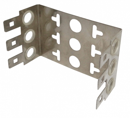 FRAME325P Bastidor Metálico de Soporte para 30 Pares y 3 Regletas KRONE Ancho 22mm