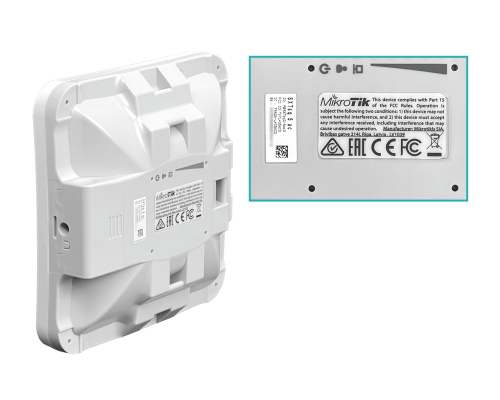 SXTSQ-5AC MIKROTIK 5Ghz-ac 16dBi 23º 25dBm 1-1000 2x2 L3 Exterior 716MHz inc-24V