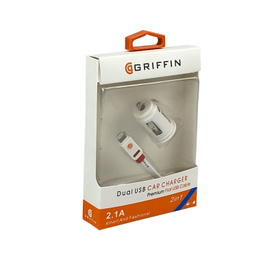 USB-AUTO Cargador 2-USB-Hembra-AH 5V 2,1A Auto/12V-24V/Macho-Encendedor Vehicul