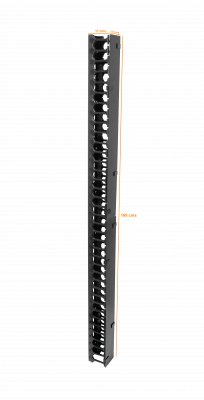 RAD-P37V Gabinete Ordenador Vertical 37U-169cm con 2 tapas de Metal y Plástico Lateral, Ancho 10cm, Profundidad 11cm