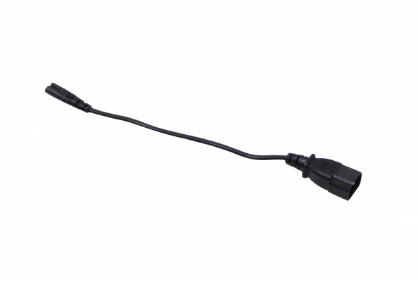 CCM8 0,8mt Negro Tipo-8-C7-Receptáculo a C14-Enchufe Conductor de Energía 3A 2x0,75mm2 80cm