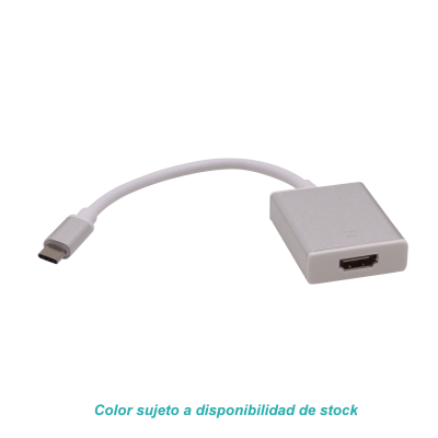 USBC-HDMI Adaptador USB-C Macho a HDMI Hembra v1.4 1080p Cable Convertidor 12cm solo-PC