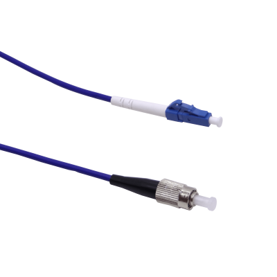 JBSLF2. LSZH Blindado 2mt LC-FC SM Simplex Jumper Cable Fibra 3.0mm 9/125um