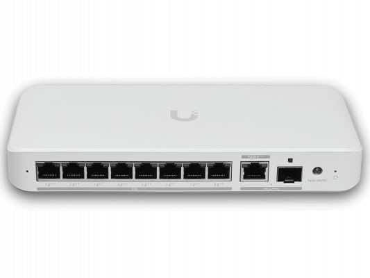 USW-FLEX2P UBIQUITI 8-2500-PoE++ 1-10G/entrada 1-SFP+ Conmutador Capa 2 req-AC-210W UniFi