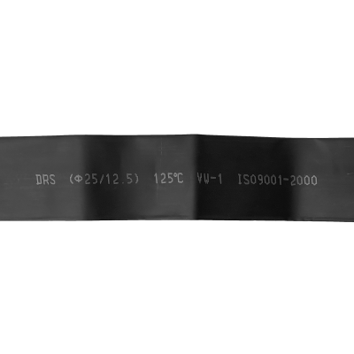 TN25 Funda Termocontraíble Negra LMR600 25mm de Diámetro 1 Metro de Longitud