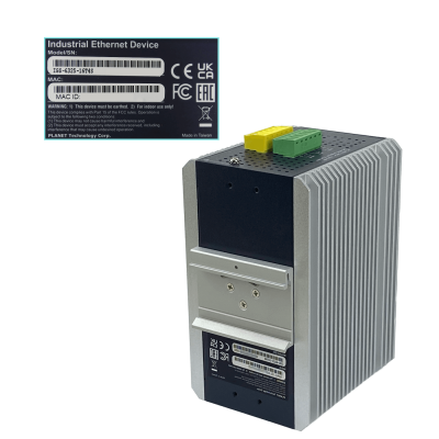 IGS-631 PLANET 16-1000 4-SFP-2.5G Switch Indust Admin Riel-DIN 9-48VDC/24VAC