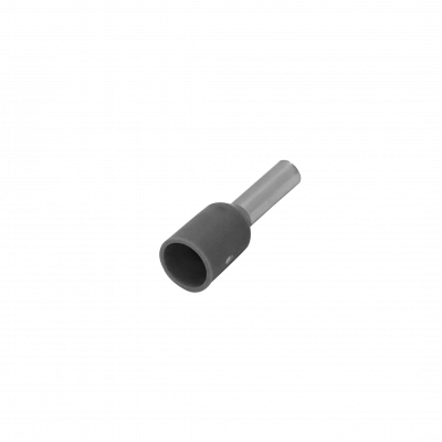 E2508-G. Gris 2,5mm2 8/15mm 100-unids AWG14 Ferrules Terminal Aislado Crimp