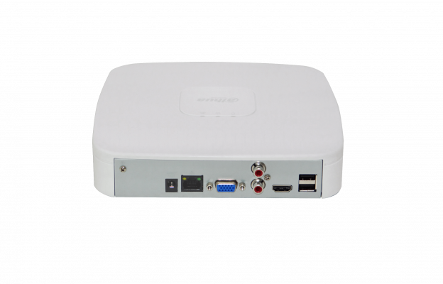 NVR-4. DAHUA NVR 4-CH 1-100 VGA HDMI 2-RCA 2-USB 12MP 1xSATA10TB WizSense