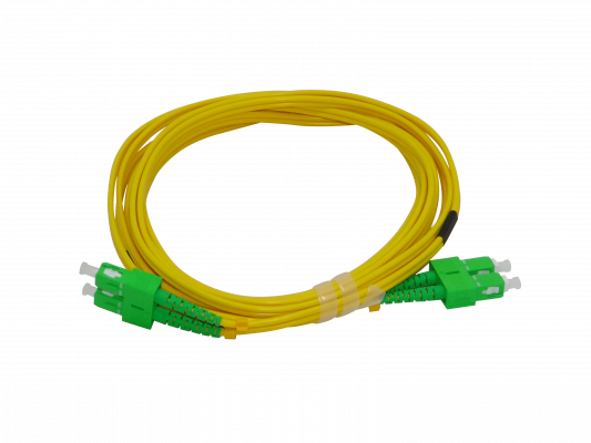 JFSAA5 5mt SC/APC-SC/APC Monomodo SM Dúplex Latiguillo Fibra Óptica 9/125um LSZH