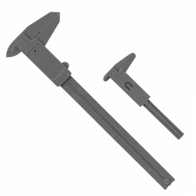 PIE-METRO 2 Piezas Calibrador Vernier 180mm/7 Pulgadas + 80mm/3 Pulgadas